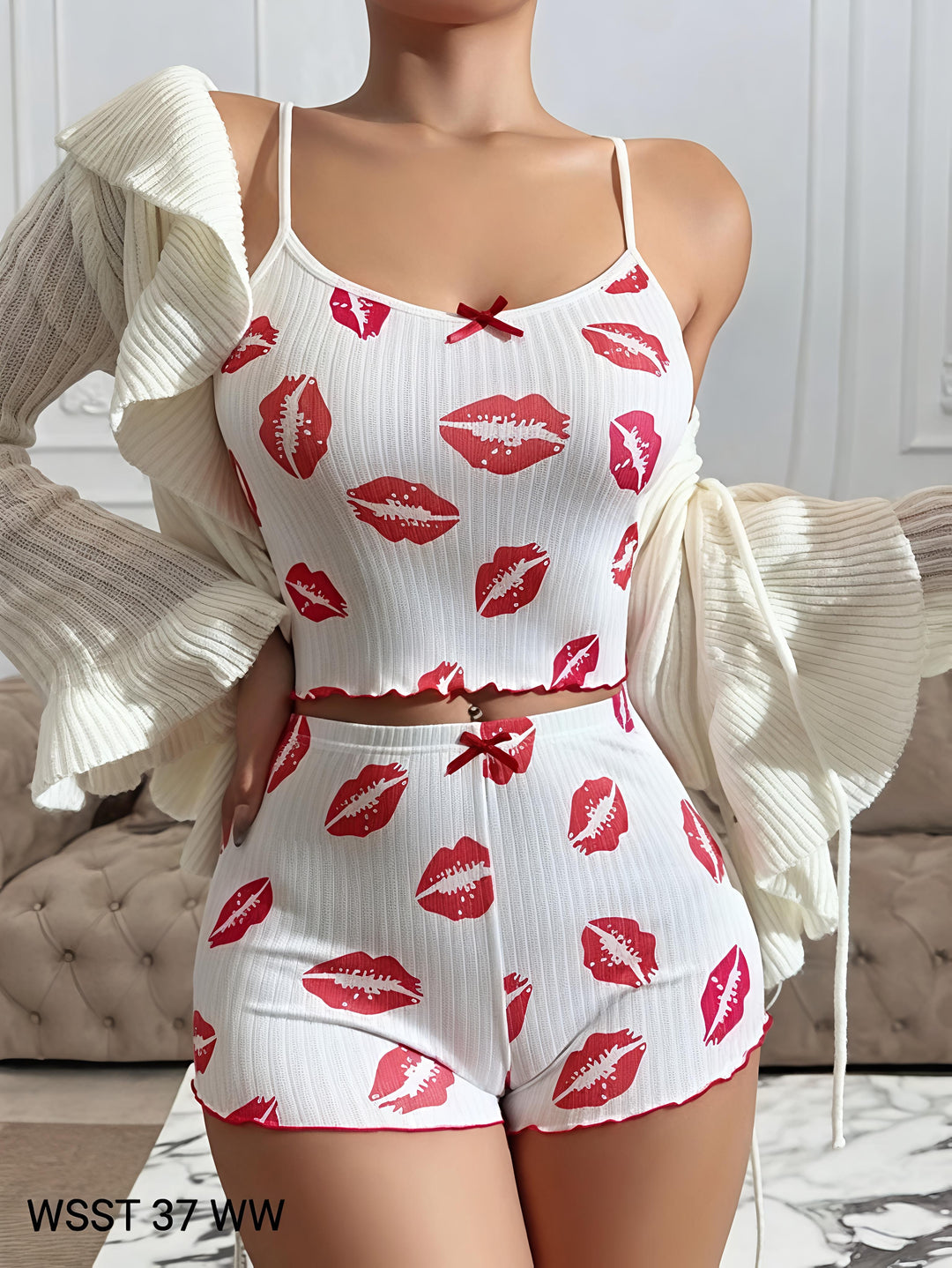 Women's Summer Comfortable Short Tops Set
