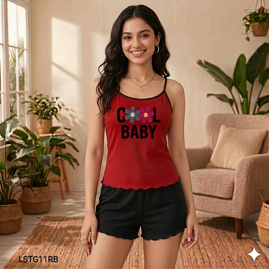 Women's Summer Comfortable Short Tops Set